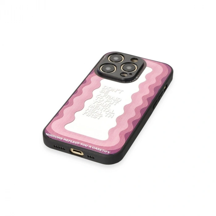 İphone 12 Pro Kılıf Mirror Desenli Kapak - Mirror - 11