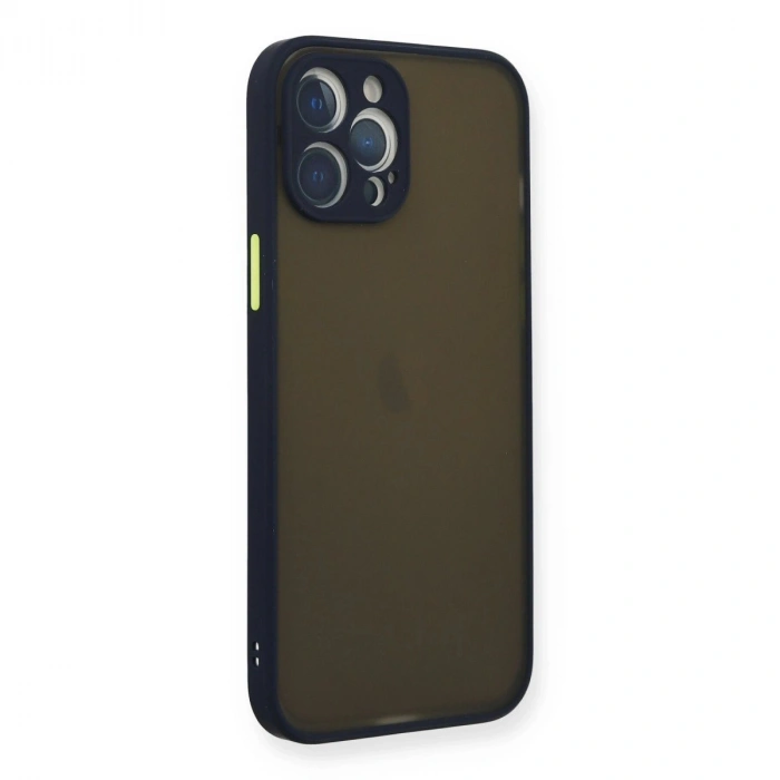 İphone 12 Pro Kılıf Montreal  Kapak - Lacivert