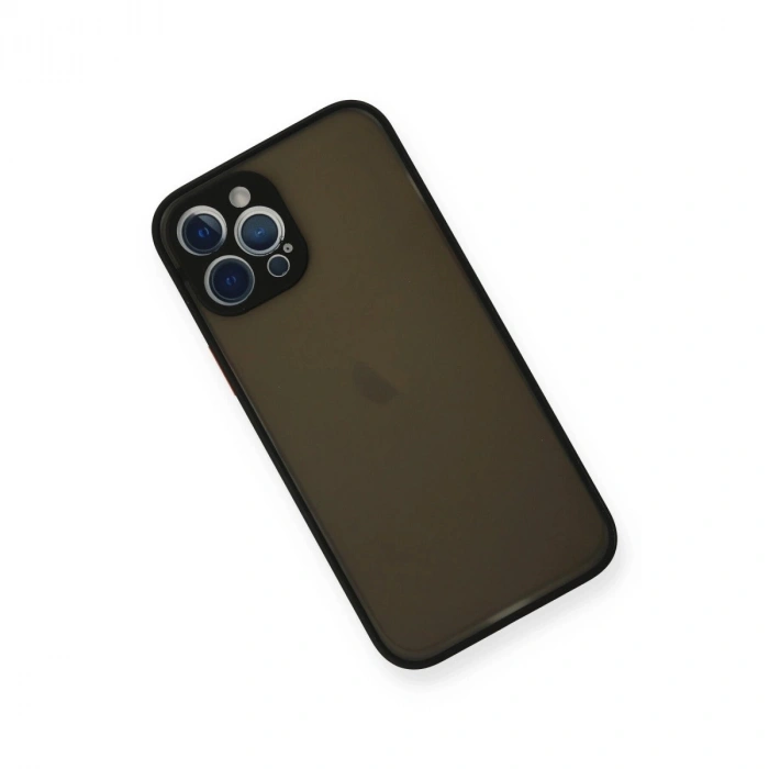İphone 12 Pro Kılıf Montreal  Kapak - Siyah