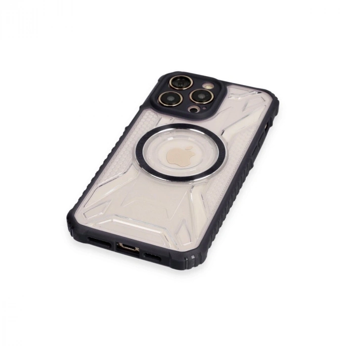 İphone 12 Pro Kılıf Prag Magneticsafe Kapak - Siyah