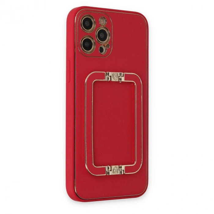İphone 12 Pro Max Kılıf Co Elit Kapak - Kırmızı