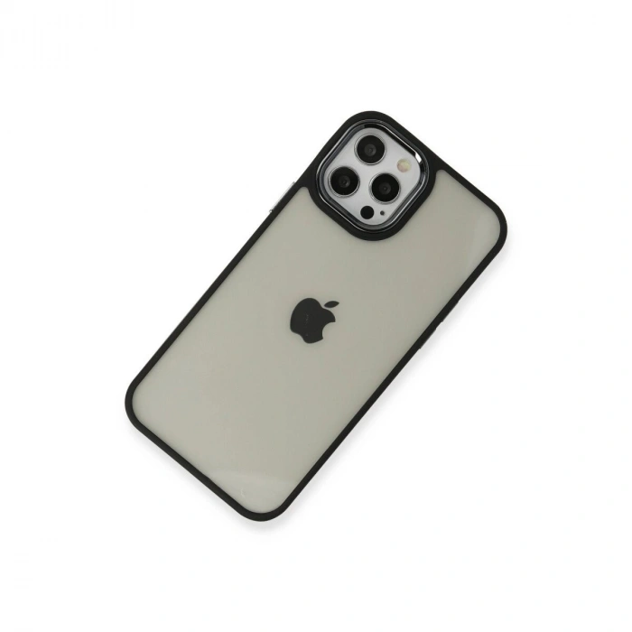 İphone 12 Pro Max Kılıf Dora Kapak - Siyah