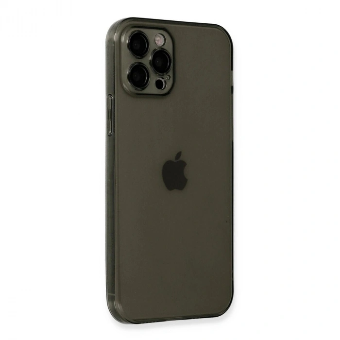 İphone 12 Pro Max Kılıf Fly Lens  - Siyah