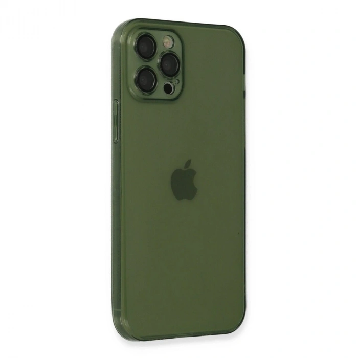 İphone 12 Pro Max Kılıf Fly Lens  - Yeşil