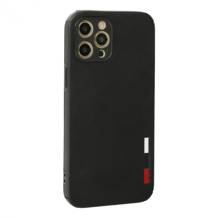 İphone 12 Pro Max Kılıf Loop Deri  - Siyah