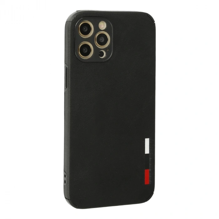 İphone 12 Pro Max Kılıf Loop Deri  - Siyah