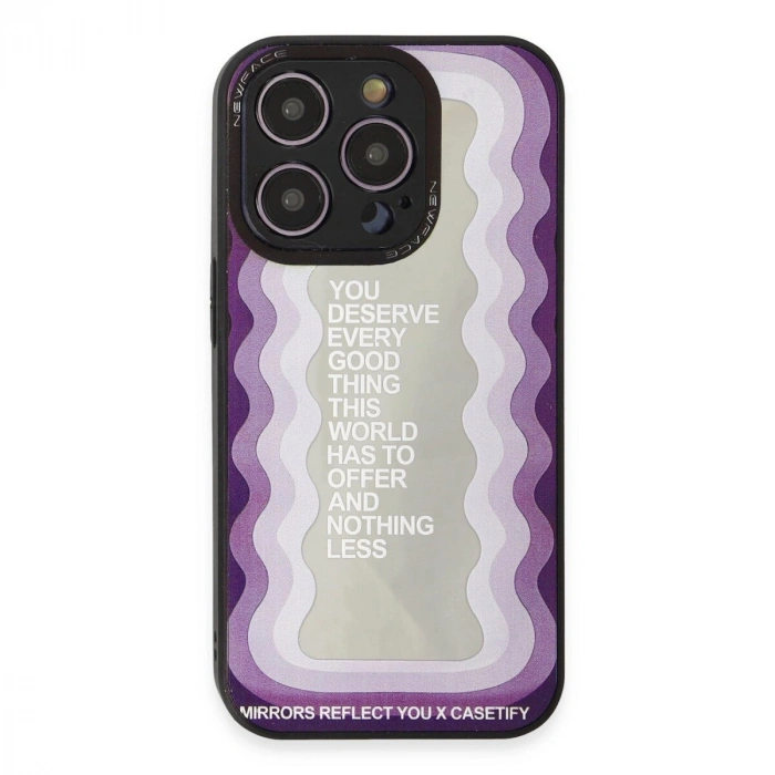 İphone 12 Pro Max Kılıf Mirror Desenli Kapak - Mirror - 5