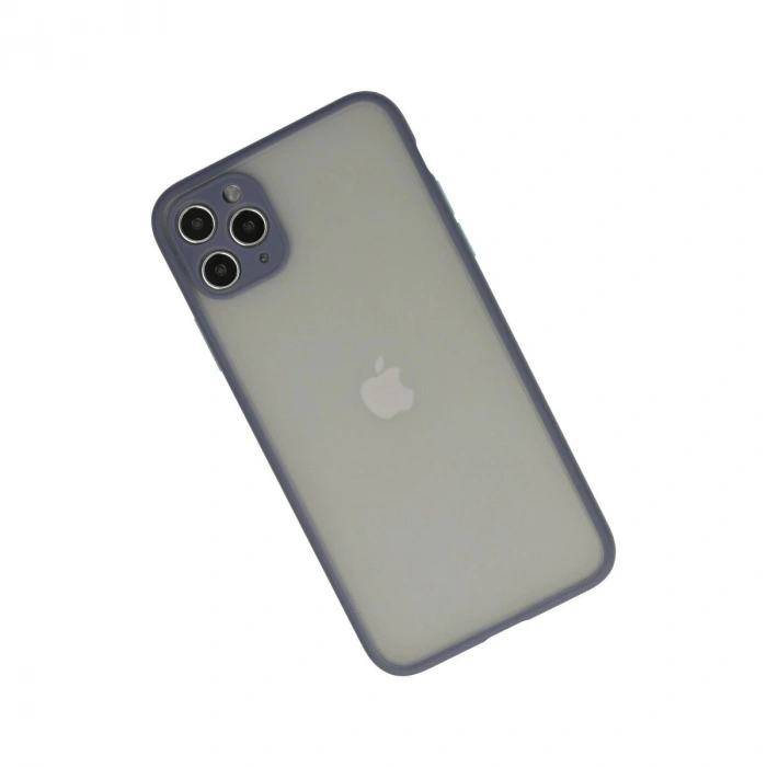 İphone 12 Pro Max Kılıf Montreal  Kapak - Gri