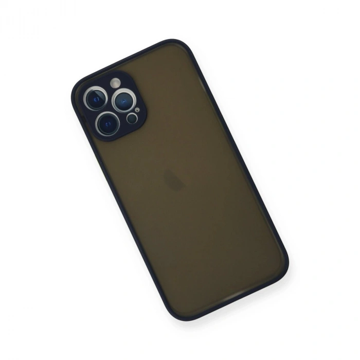 İphone 12 Pro Max Kılıf Montreal  Kapak - Lacivert