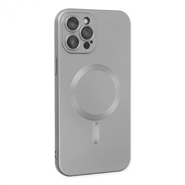 İphone 12 Pro Max Kılıf Moshi Lens Magneticsafe  - Gümüş