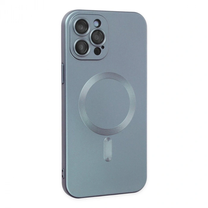 İphone 12 Pro Max Kılıf Moshi Lens Magneticsafe  - Sierra Blue