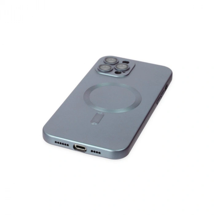 İphone 12 Pro Max Kılıf Moshi Lens Magneticsafe  - Sierra Blue