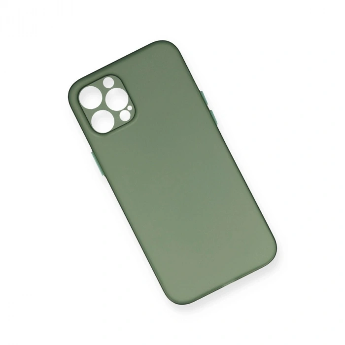 İphone 12 Pro Max Kılıf Pp Ultra İnce Kapak - Yeşil