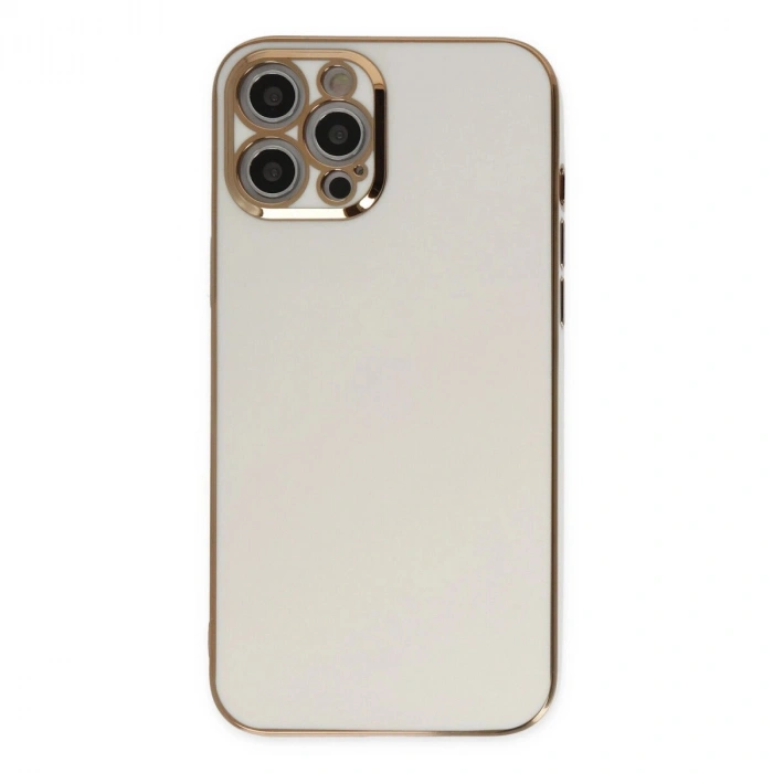 İphone 12 Pro Max Kılıf Volet  - Beyaz