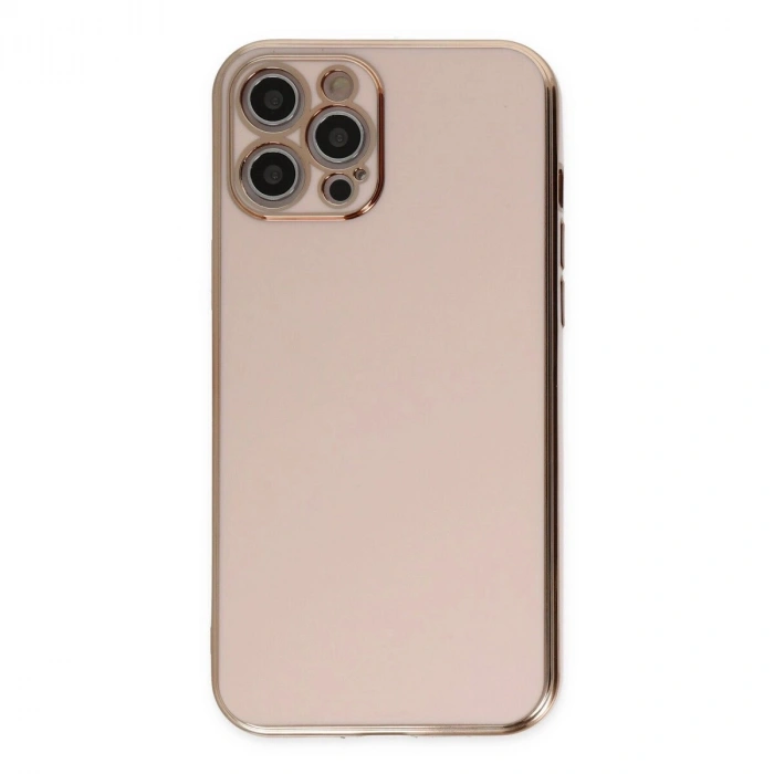 İphone 12 Pro Max Kılıf Volet  - Pembe