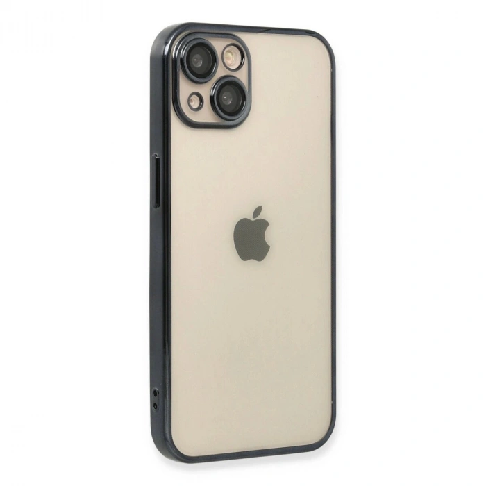 İphone 13 Kılıf  Lensli  - Siyah