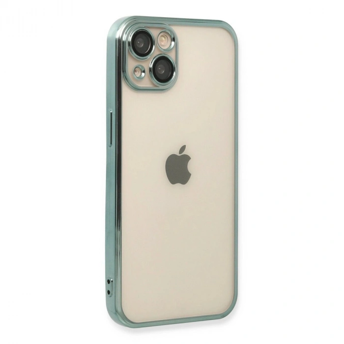 İphone 13 Kılıf  Lensli  - Yeşil