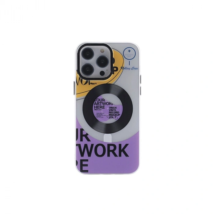 İphone 13 Pro Kılıf Apollo Magneticsafe Desenli Kapak - Apollo Şeffaf - 6