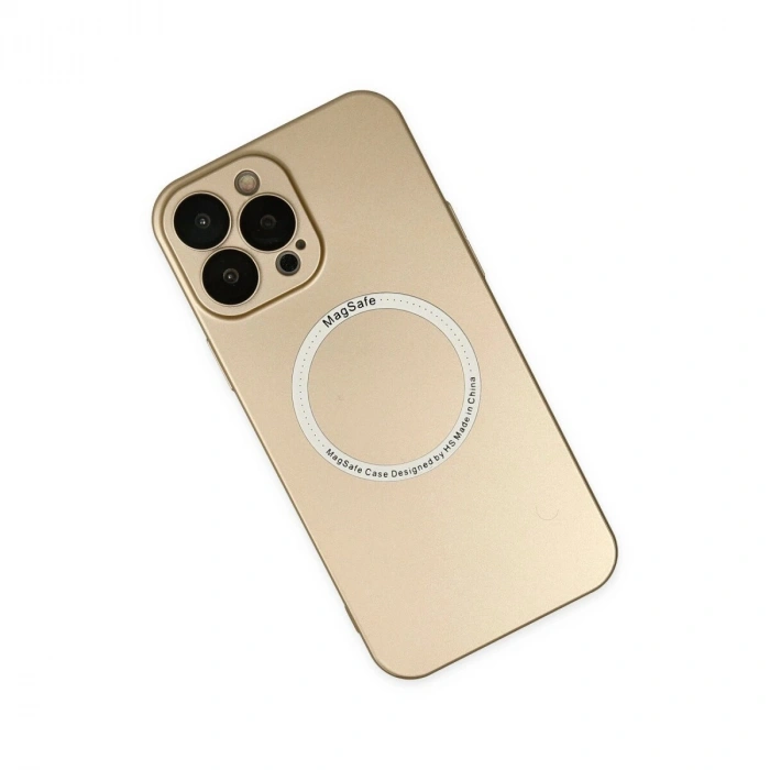 İphone 13 Pro Kılıf Jack Magneticsafe Lens  - Gold