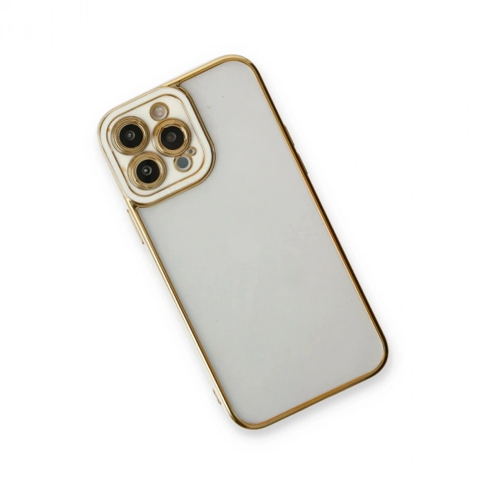 İphone 13 Pro Kılıf Liva Lens  - Beyaz