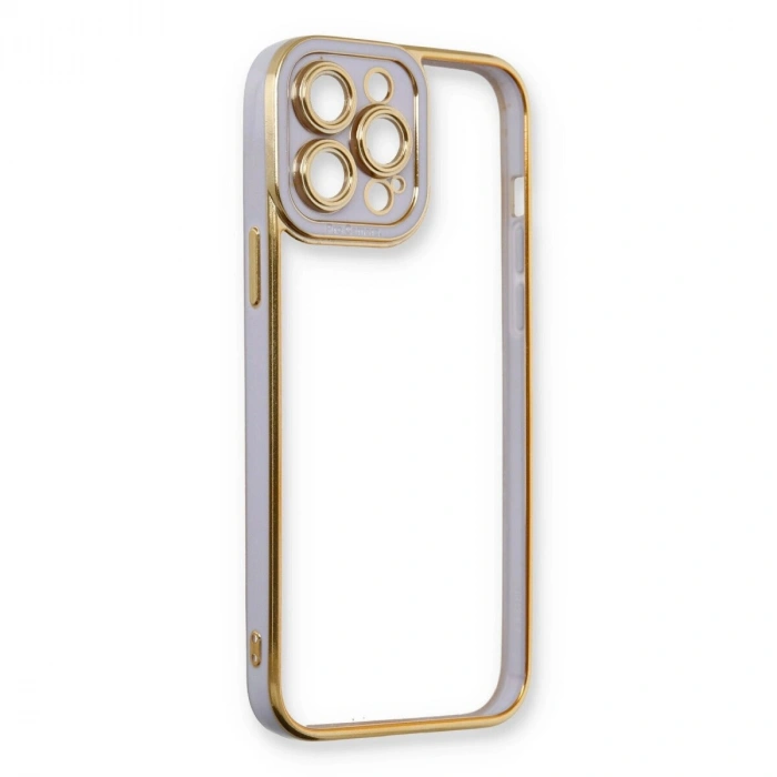 İphone 13 Pro Kılıf Liva Lens  - Lila
