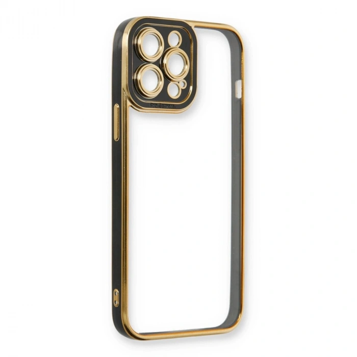 İphone 13 Pro Kılıf Liva Lens  - Siyah