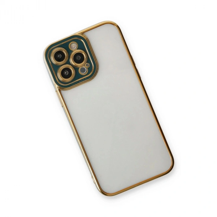 İphone 13 Pro Kılıf Liva Lens  - Yeşil