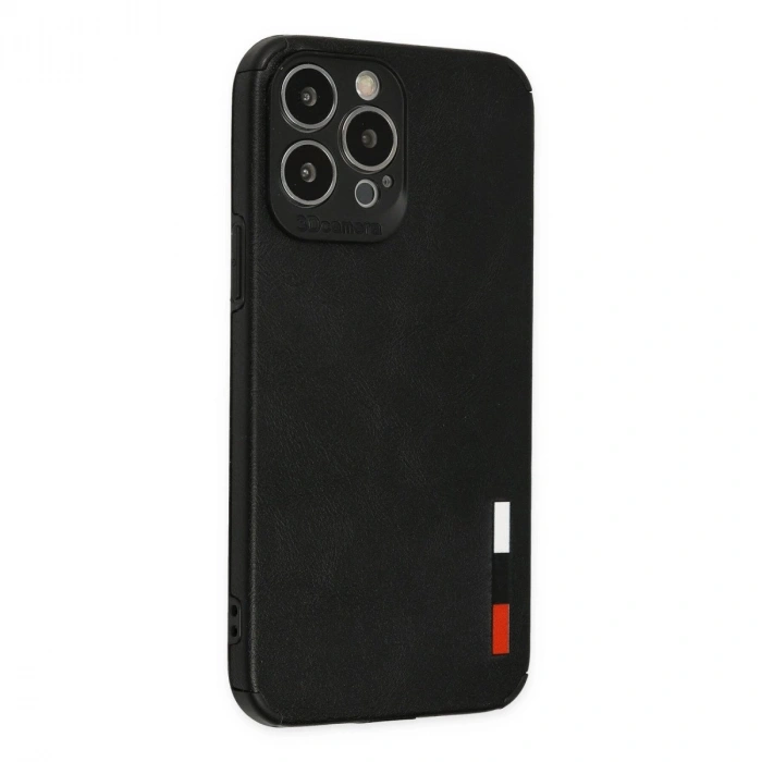 İphone 13 Pro Kılıf Loop Deri  - Siyah