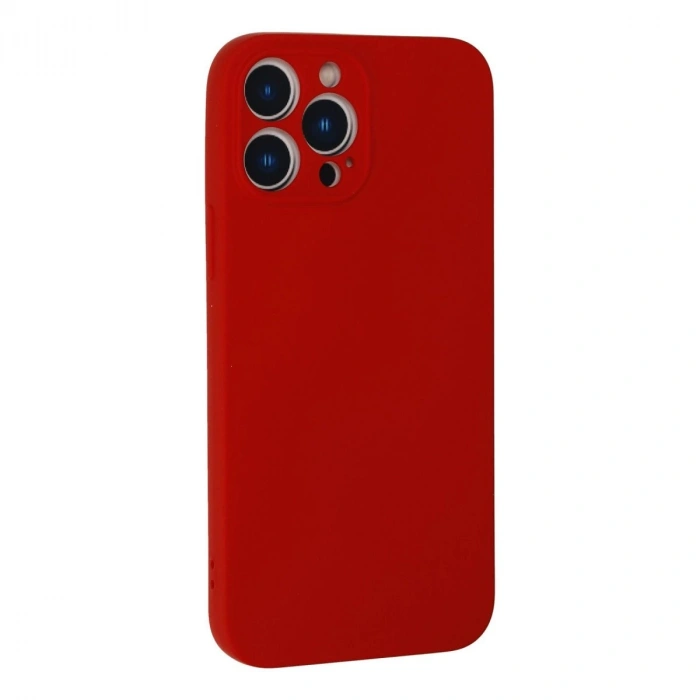 İphone 13 Pro Kılıf Nano İçi Kadife  - Kırmızı