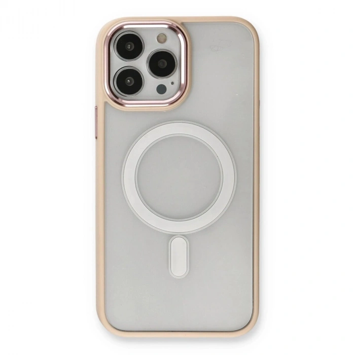 İphone 13 Pro Kılıf Room Magneticsafe  - Pudra