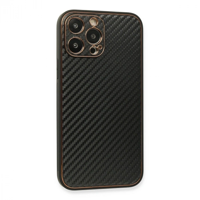 İphone 13 Pro Max Kılıf Co Karbon  - Siyah