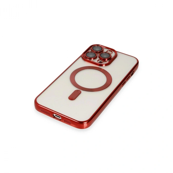 İphone 13 Pro Max Kılıf Kross Magneticsafe Kapak - Kırmızı