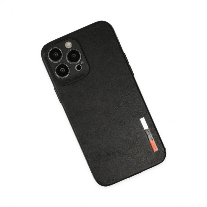 İphone 13 Pro Max Kılıf Loop Deri  - Siyah