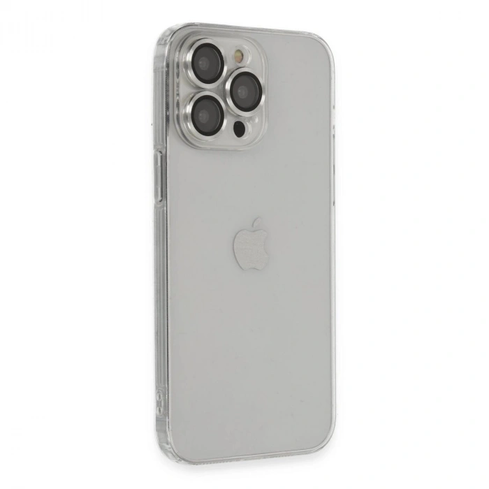 İphone 13 Pro Max Kılıf Luko Lens  - Gümüş