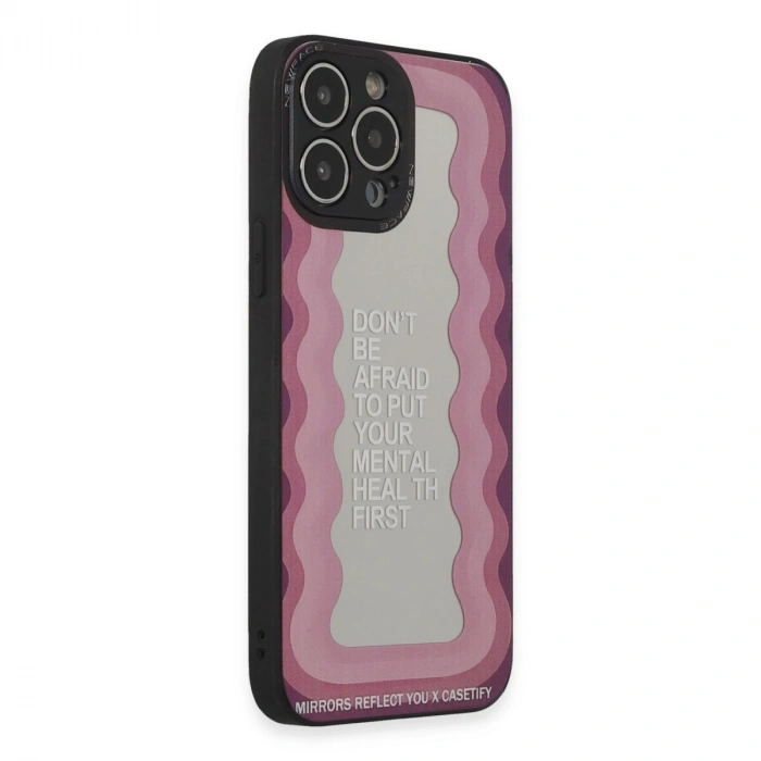 İphone 13 Pro Max Kılıf Mirror Desenli Kapak - Mirror - 11