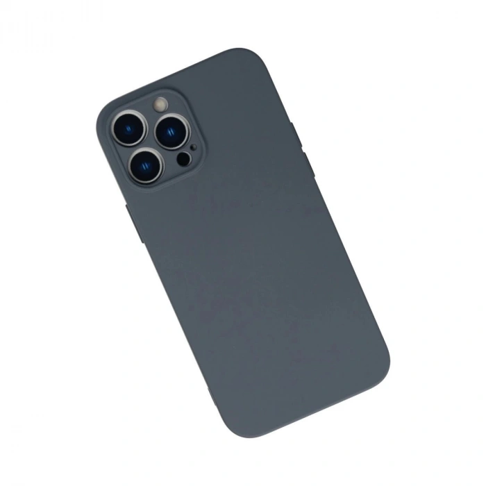 İphone 13 Pro Max Kılıf Nano İçi Kadife  - Gri