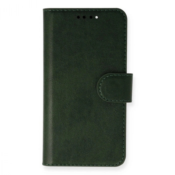 İphone 13 Pro Max Kılıf Trend S Plus Kapaklı Kılıf - Yeşil