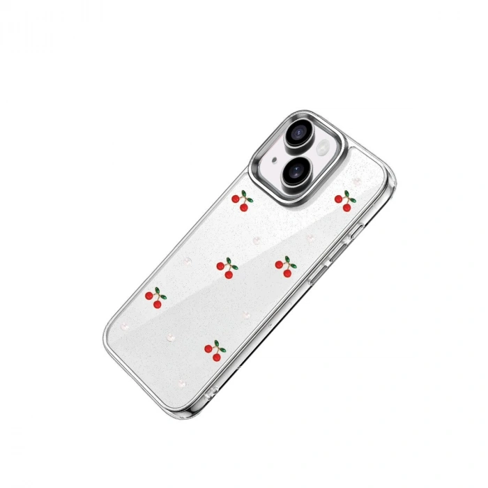 İphone 14 Fiyonk Desenli Kapak - Desen 9