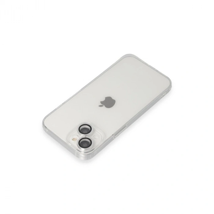 İphone 14 Kılıf Luko Lens  - Gümüş