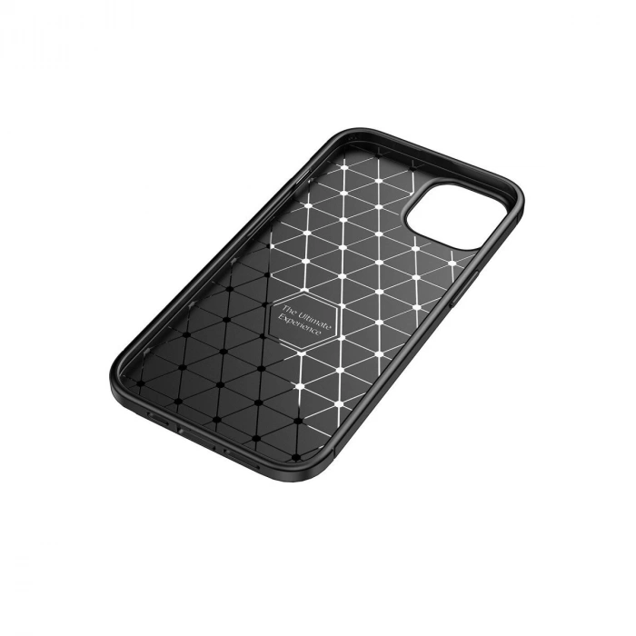 İphone 14 Plus Kılıf Auto Fus Karbon Kapak - Siyah