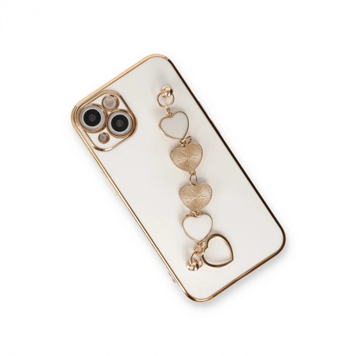 İphone 14 Plus Kılıf Esila  - Beyaz