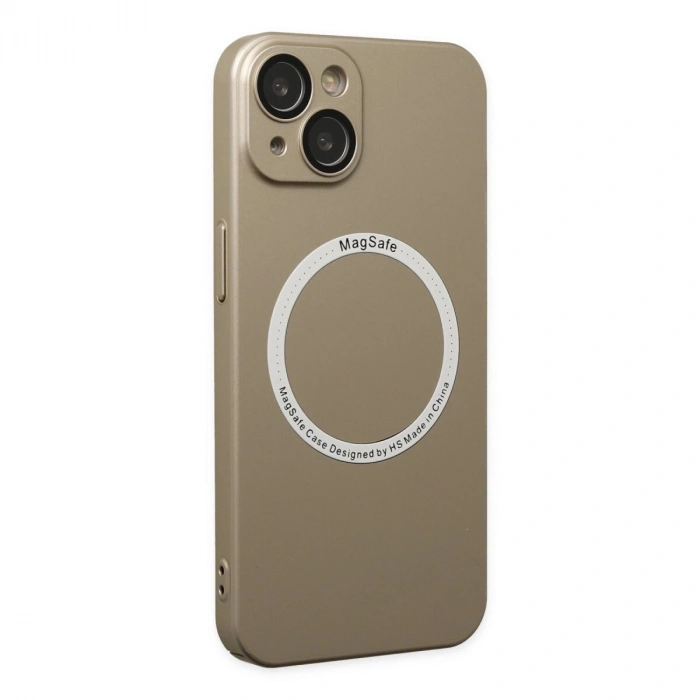 İphone 14 Plus Kılıf Jack Magneticsafe Lens  - Gold