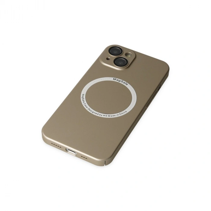 İphone 14 Plus Kılıf Jack Magneticsafe Lens  - Gold