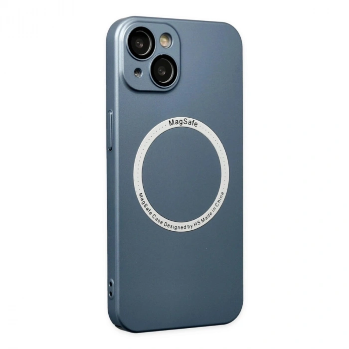 İphone 14 Plus Kılıf Jack Magneticsafe Lens  - Sierra Blue
