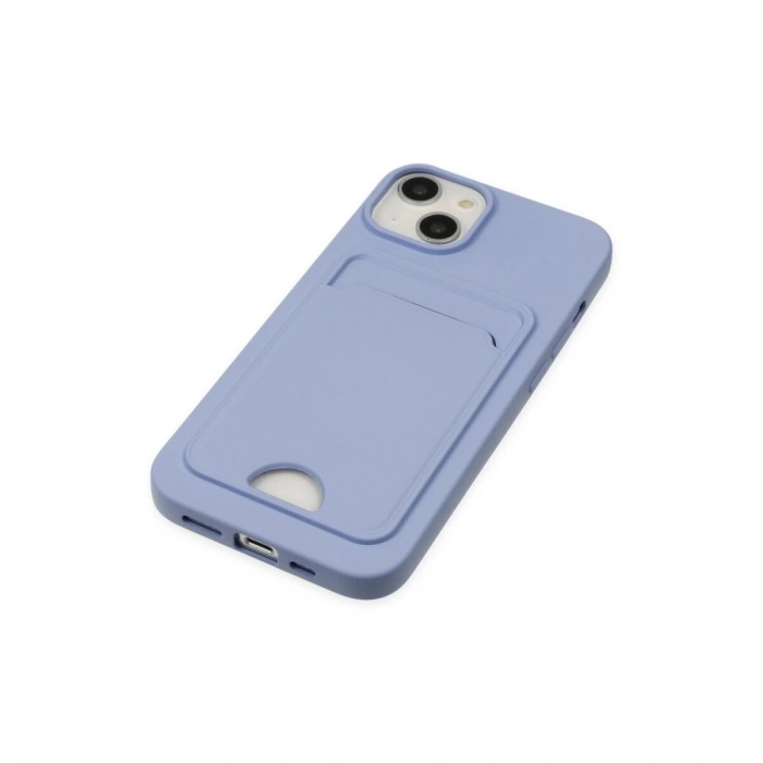 İphone 14 Plus Kılıf Kelvin Kartvizitli  - Lila