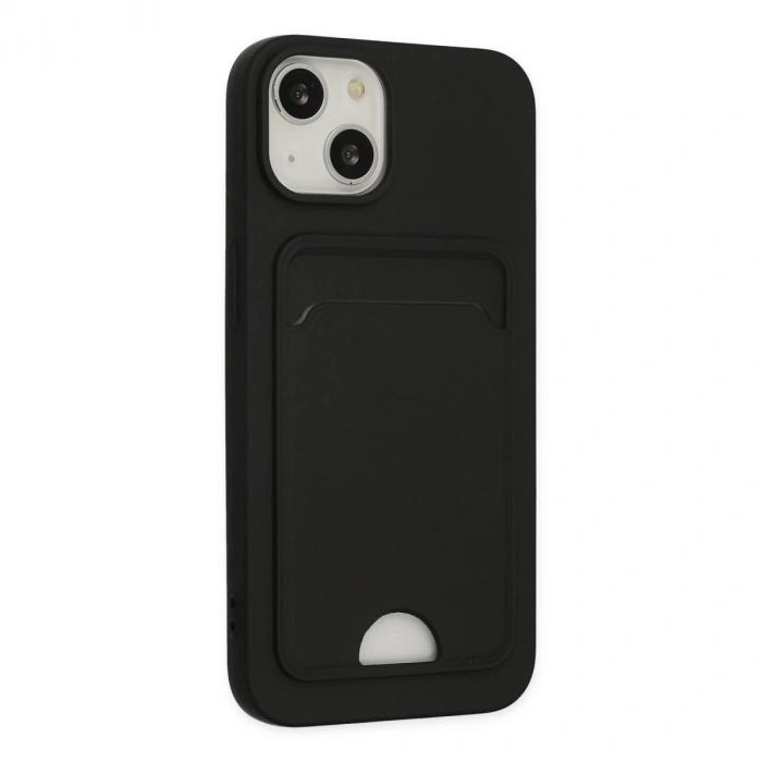 İphone 14 Plus Kılıf Kelvin Kartvizitli  - Siyah