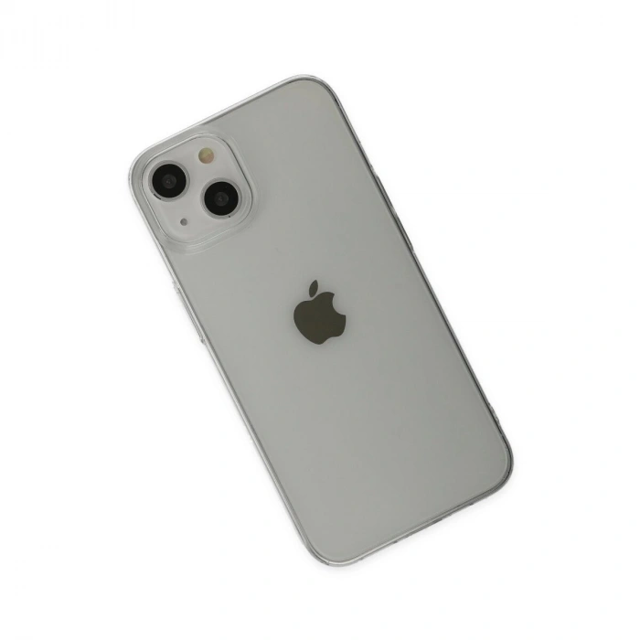 İphone 14 Plus Kılıf Pc Sert Şeffaf Kapak - Şeffaf