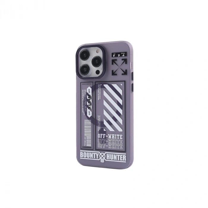 İphone 14 Pro Kılıf Apollo Magneticsafe Desenli Kapak - Apollo Mor - 1