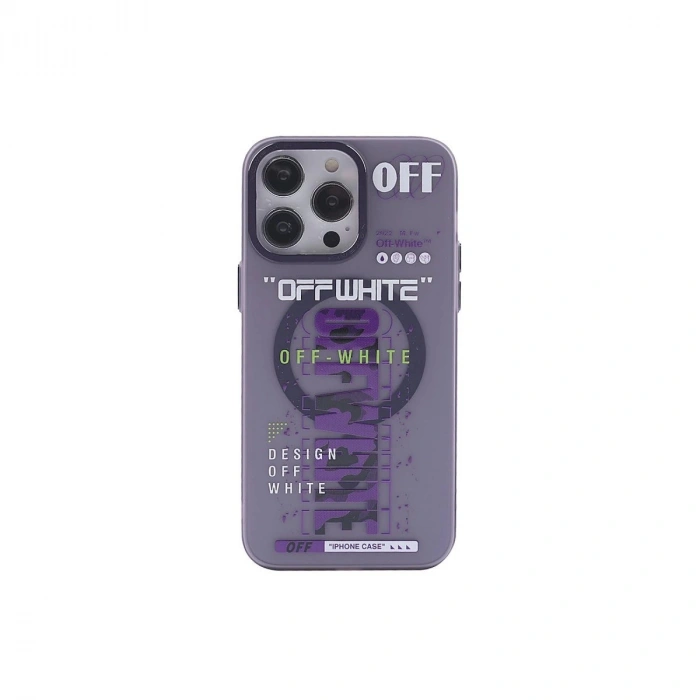 İphone 14 Pro Kılıf Apollo Magneticsafe Desenli Kapak - Apollo Mor - 3