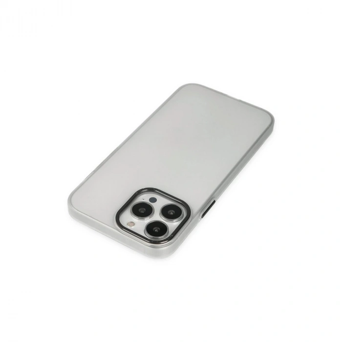 İphone 14 Pro Kılıf Modos Metal Kapak - Şeffaf